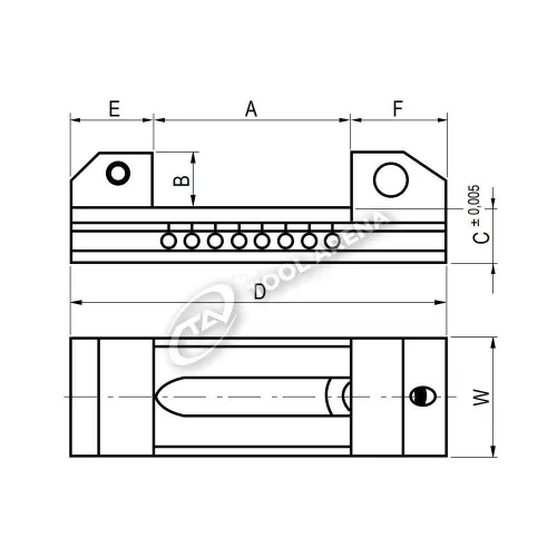 Тиски высокоточные, тип OK, 3.66.61000 фото