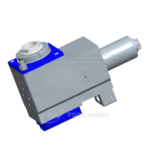 4.201.004 Блок приводной, угловой, хвостовик VDI 40 (DIN 5480), цанговый патрон ER32A, PRECI-FLEX, правосторонний, внешняя и центральная подача СОЖ, EPPINGER фото