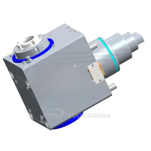 7.073.341 Блок приводной, угловой, хвостовик BMT 75, цанговый патрон ER40A, PRECI-FLEX, левосторонний, внешняя и центральная подача СОЖ, EPPINGER фото