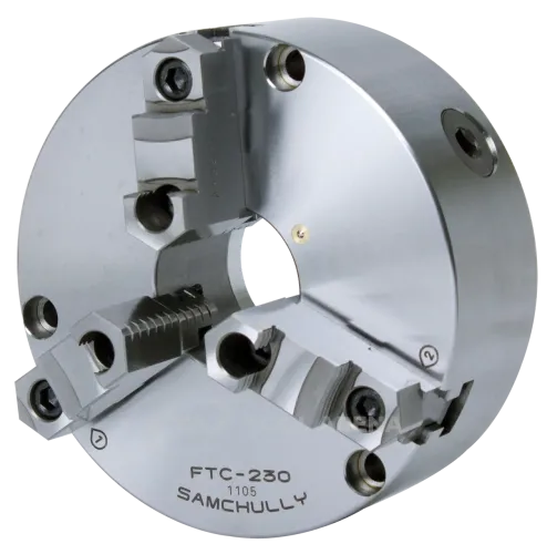 FTC-1000 (40'') Ручной 3х кулачковый самоцентрирующийся патрон, составные кулачки, крепление с лицевой стороны Samchully фото