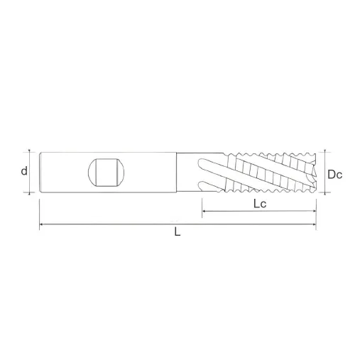 89.0604.1800 Фреза из быстрорежущей стали концевая D18x63x123x18xZ4 BRIGHT Helion фото
