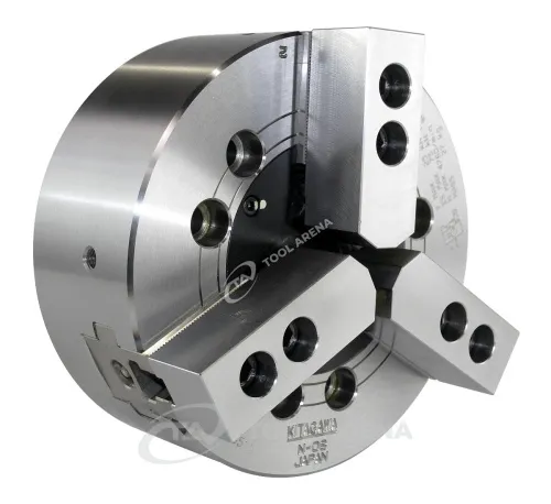 N-08A06 3х кулачковый высокоскоростной патрон с открытым центром  Kitagawa фото