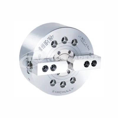 HST-12 2-x кулачковый высокоскоростной патрон со скозным проходным отверстием Samchully фото