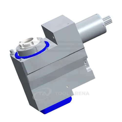 9.845.173 Блок приводной, угловой, хвостовик VDI 50 (DIN 5482), цанговый патрон ER40A, PRECI-FLEX, правосторонний, внешняя и центральная подача СОЖ, EPPINGER фото