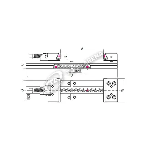 Тиски станочные прецизионные, тип XL, 2.21.47000 фото