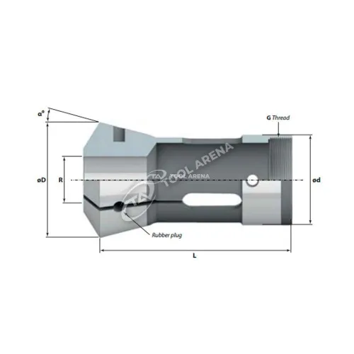 9039PU SD Цанга зажимная FATPOL фото