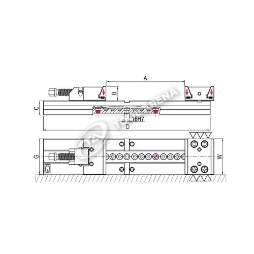 Тиски станочные прецизионные, тип XL, 3.25.40220 фото