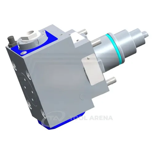 7.073.359 Блок приводной, угловой, хвостовик BMT 45, цанговый патрон ER20A, PRECI-FLEX, левосторонний, внешняя и центральная подача СОЖ, EPPINGER фото