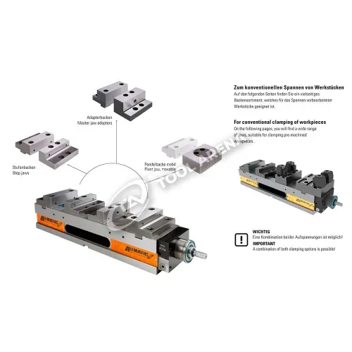 Тиски станочные двухместные, DUO-PLUS-125 фото