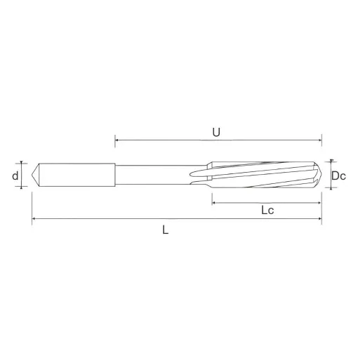 29.1502.0500 Твердосплавная развертка станка с ЧПУ D5 BRIGHT, Helion фото