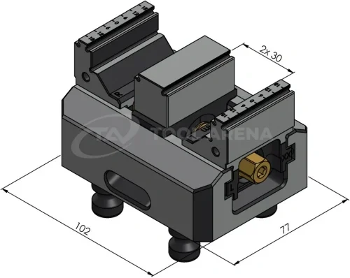Комплект центральной губки и шпинделя Makro-Grip FS 46 мм фото