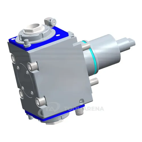 7.075.465 Блок приводной, угловой, хвостовик QUICK TURN SMART 100/200, цанговый патрон ER32A, PRECI-FLEX, правосторонний, внешняя подача СОЖ, EPPINGER фото