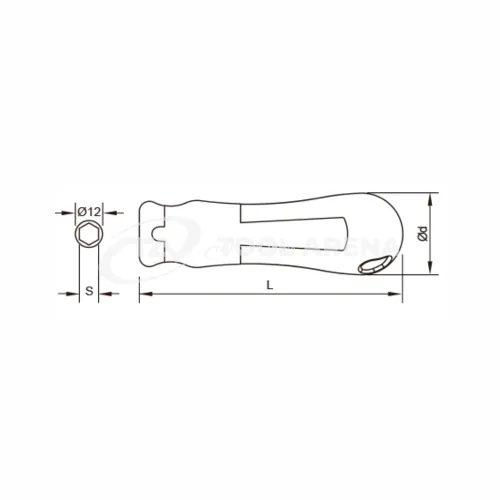 0-TPK-H02 Sloky Slim-Fit рукоятка