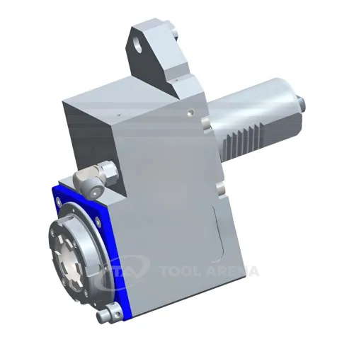 7.072.425 Блок приводной, угловой, хвостовик QUICK TURN NEXUS 200/250, цанговый патрон ER32A, PRECI-FLEX, правосторонний, внешняя и центральная подача СОЖ, EPPINGER фото