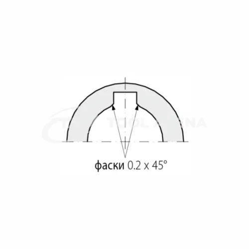 BRIGHETTI Насадка для шпоночных пазов (IN), IN-18-P9 SM фото