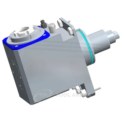 7.075.640 Блок приводной, угловой, хвостовик QUICK TURN SMART 300/350, цанговый патрон ER40A, PRECI-FLEX, правосторонний, внешняя подача СОЖ, EPPINGER фото