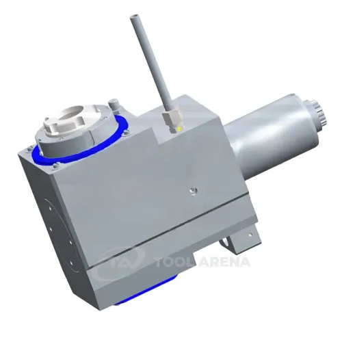 5.200.100 Блок приводной, угловой, хвостовик VDI 50 (DIN 5480), цанговый патрон ER40A, PRECI-FLEX, правосторонний, внешняя подача СОЖ, EPPINGER фото