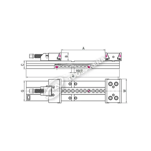Тиски станочные прецизионные, тип XL, 3.26.80000 фото