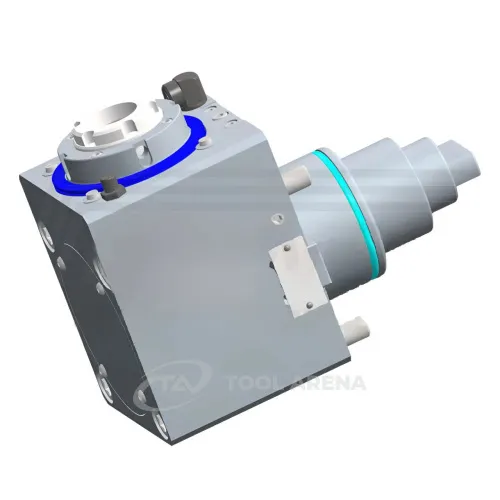 7.073.275 Блок приводной, угловой, хвостовик BMT 75, цанговый патрон ER40A, PRECI-FLEX, левосторонний, внешняя подача СОЖ, EPPINGER фото