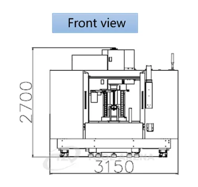 ВЕРТИКАЛЬНО-ФРЕЗЕРНЫЙ ОБРАБАТЫВАЮЩИЙ ЦЕНТР VMC1200 II