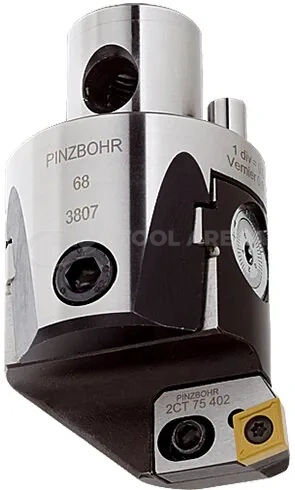 Блок расточной, чистовой 75° с резцовыми вставками 3CT 75 402 N, под пластинку CN☐☐ 1204☐☐R. Pinzbohr, A 10075 402 N. фото