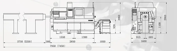 Габариты установки SZ-325F1