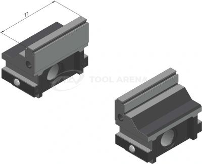 Makro-Grip 125 Сменные гладкие губки 77 мм фото