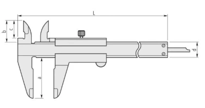 530-312 Штангенциркуль нониусный 0-150х0.02