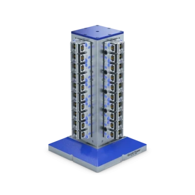 Координатная плита Quick•Point® Duo 52 104 x 104 x 27 мм с монтажными отверстиями для Quick•Tower 75606 фото