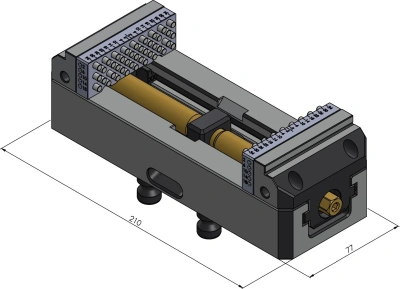 Центрирующие тиски Vario•Tec 77 мм фото