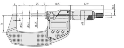 293-231-30 Микрометр цифровой 25-50х0.001