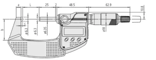 293-231-30 Микрометр цифровой 25-50х0.001