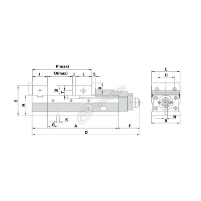 Тиски прецизионные ALQ-160G/HV KS01010 фото