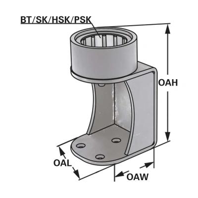 Универсальное монтажное приспособление для HSK-A50 - HSK-E50 - HSK-F50 - C5 фото