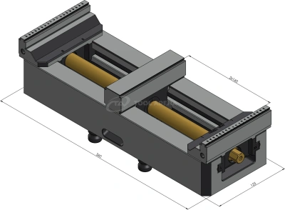 Центральная губка со шпинделем Makro-Grip 125 мм фото