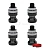 Комплект тяговых штифтов RockLock™ 52mm Poka Yoke