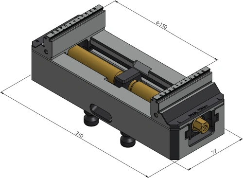 Пятиосевые тиски Makro-Grip 77 FS 200 мм фото
