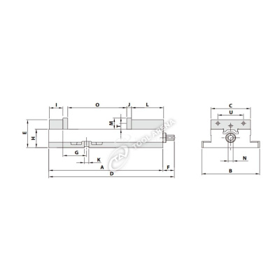 Тиски прецизионные ATW-810A KS11050 фото