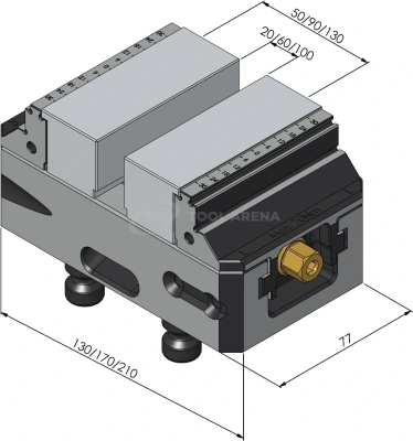 Контурные губки Makro-Grip 77 мм для тисков фото