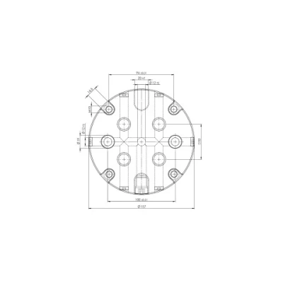 Круглая плита Quick•Point® 52 ø 157 x 27 mm 45900 100 фото