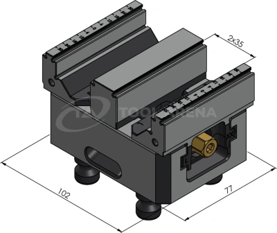 Комплект центральной губки и шпинделя Makro-Grip FS 77 мм фото