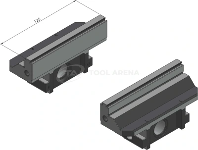 Сменные гладкие губки Makro-Grip 125 мм фото