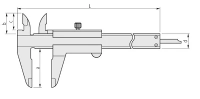 530-122 Штангенциркуль нониусный 0-150х0.02