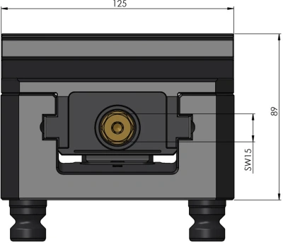 Пятиосевые тиски Makro-Grip 125 FS 0-205 мм фото