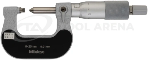 125-105 Микрометр резьбовой 0-25x0.01