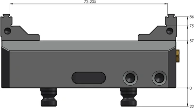 Пятиосевые тиски Makro-Grip FS 125 77 мм фото