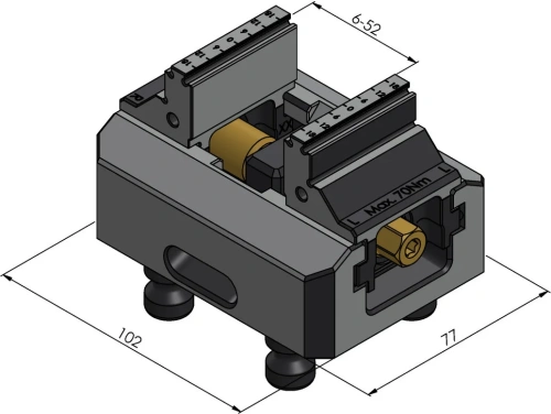 Пятиосевые тиски Makro-Grip FS 77 46 мм фото