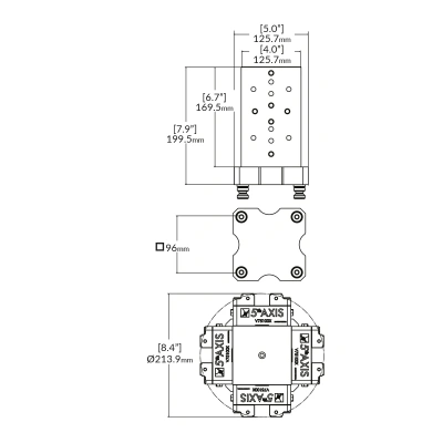 Зажимная колонна RockLock™ 96mm V75XT4 фото