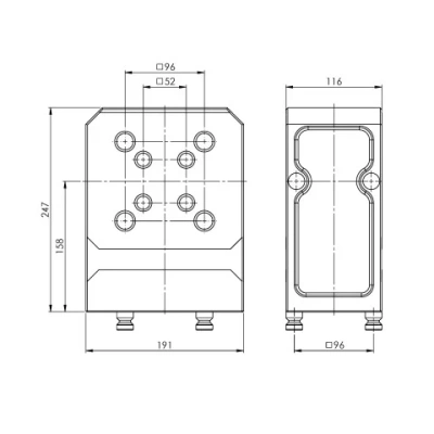 Quick•Point® 52/96, Combi Twin Base
      
                
                  
            192 x 116 x 247 mm
      


                


                Item No. 47548 фото