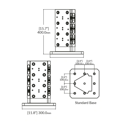 Трехгранная стойка RockLock™ 96mm RL96S-3003 фото